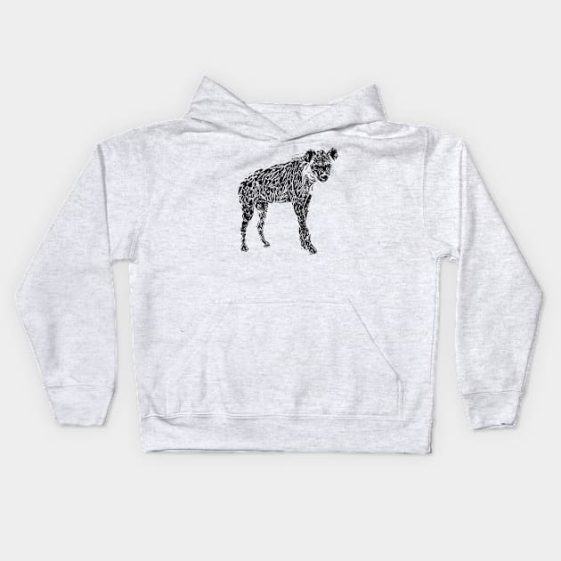 Hyena Kids Hoodie by Nimmersatt